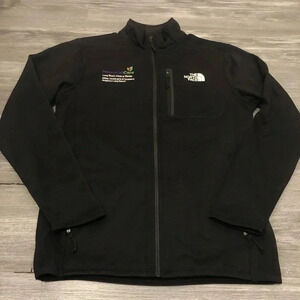 The North Face Jacket Mens S Black Skyline Fleece Full Zip‎ With Company Logo